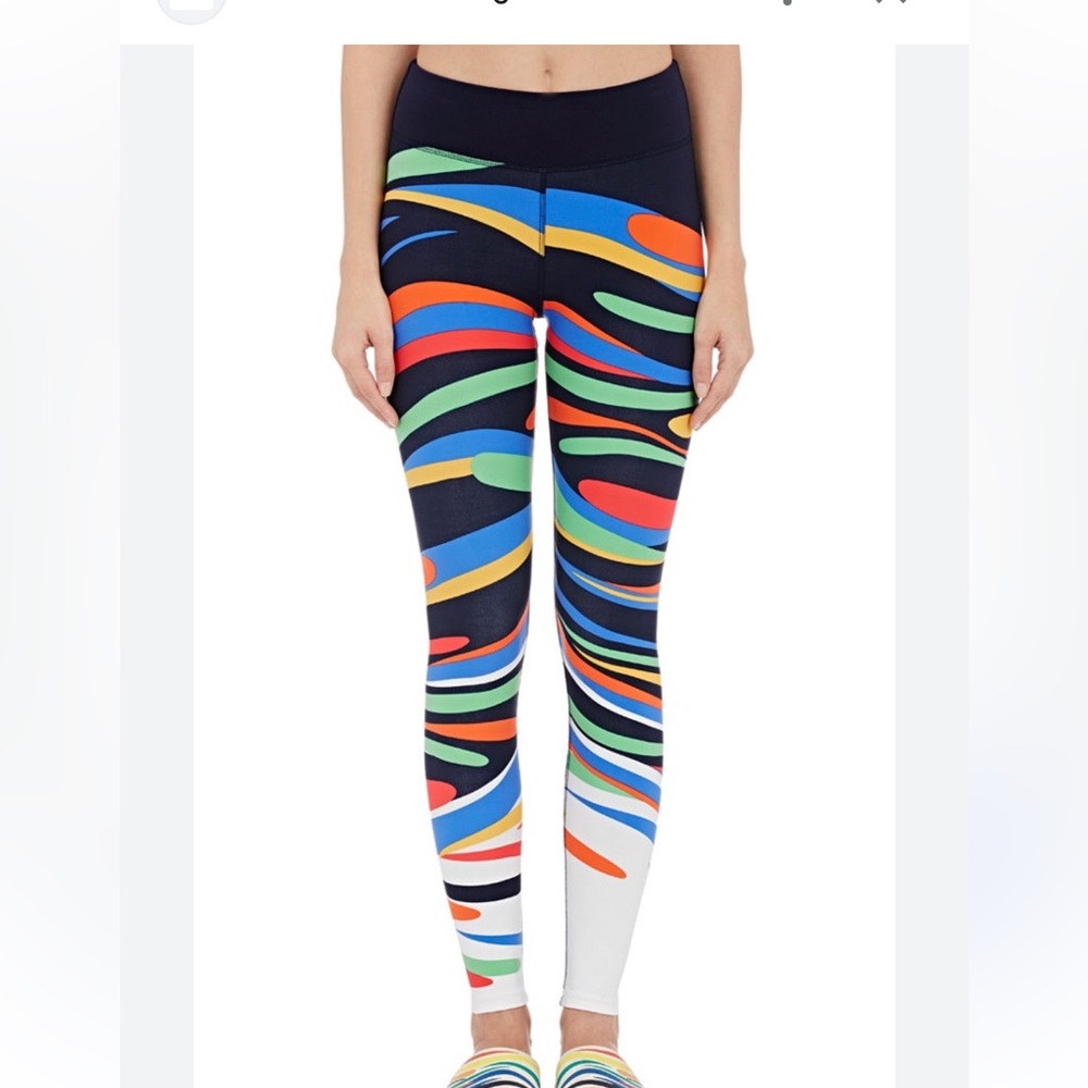 Tory Burch Sport Splash Printed Leggings